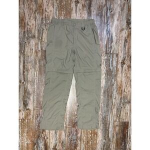 Mens The North Face Zip Off Hiking Pants Shorts Size Medium Beige